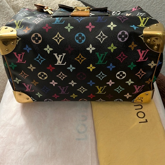 ⭐️Authentic Louis Vuitton speedy Takashi Murakami multi color Bag size 30 - Picture 11 of 17